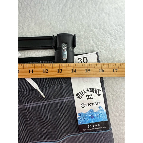 Billabong All Day Heather Pro Swim Trunks All Day Heat, Size 30, Gray and Blue - Picture 5 of 8